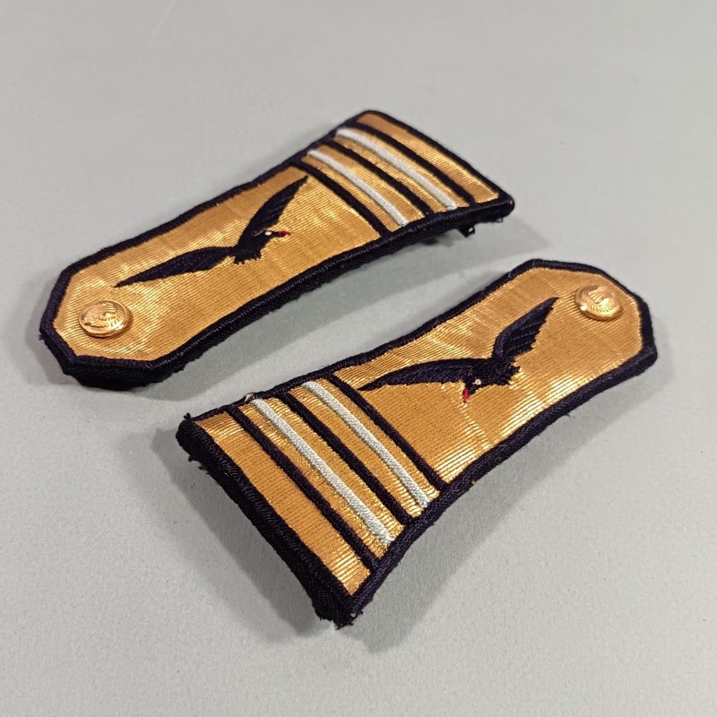 PAIRE D'EPAULETTES D'OFFICIER LIEUTENANT COLONEL DE L'AVIATION ARMEE DE L'AIR POUR LA TENUE DE GALA OU LE SPENCER